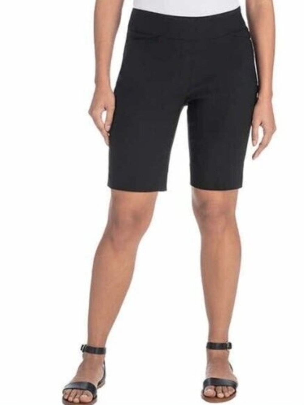 Classic Black High-Waist Shorts